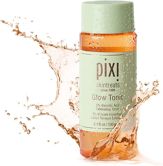 Pixi Beauty Glow Tonic 100ml Glycolic Acid Toner – Brightening & Exfoliating Face Toner for Radiant Skin