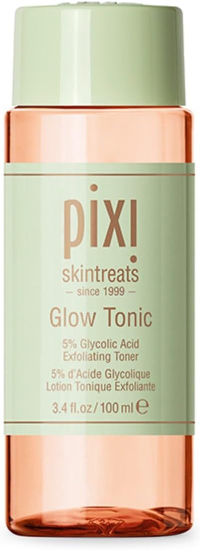 Pixi Beauty Glow Tonic 100ml Glycolic Acid Toner – Brightening & Exfoliating Face Toner for Radiant Skin